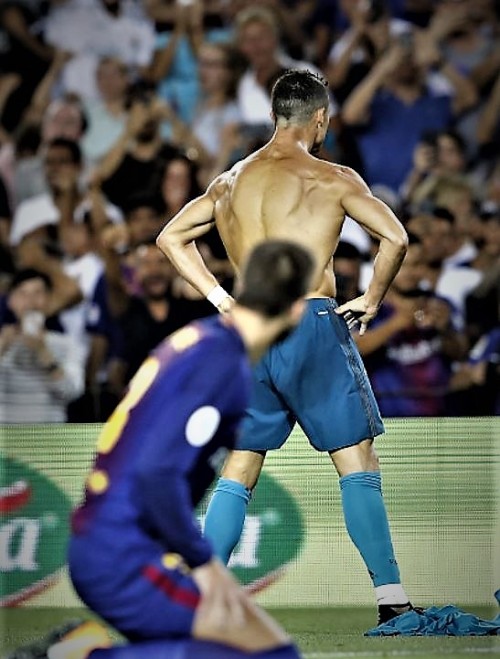 All about Cristiano Ronaldo dos Santos Aveiro — Sublime skills. Piqué can  only watch and marvel.
