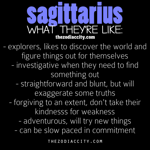 zodiaccity:  Zodiac Sagittarius: What They’re Like
