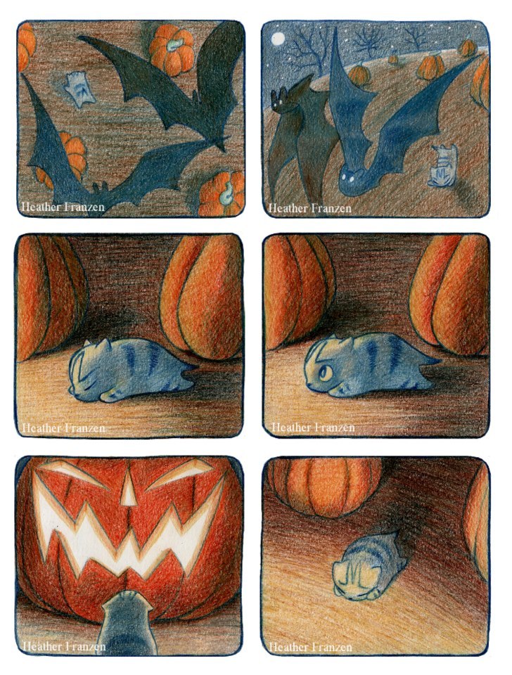 catsbeaversandducks:  Scaredy Cat &ldquo;Scaredy Cat is my first picture book,