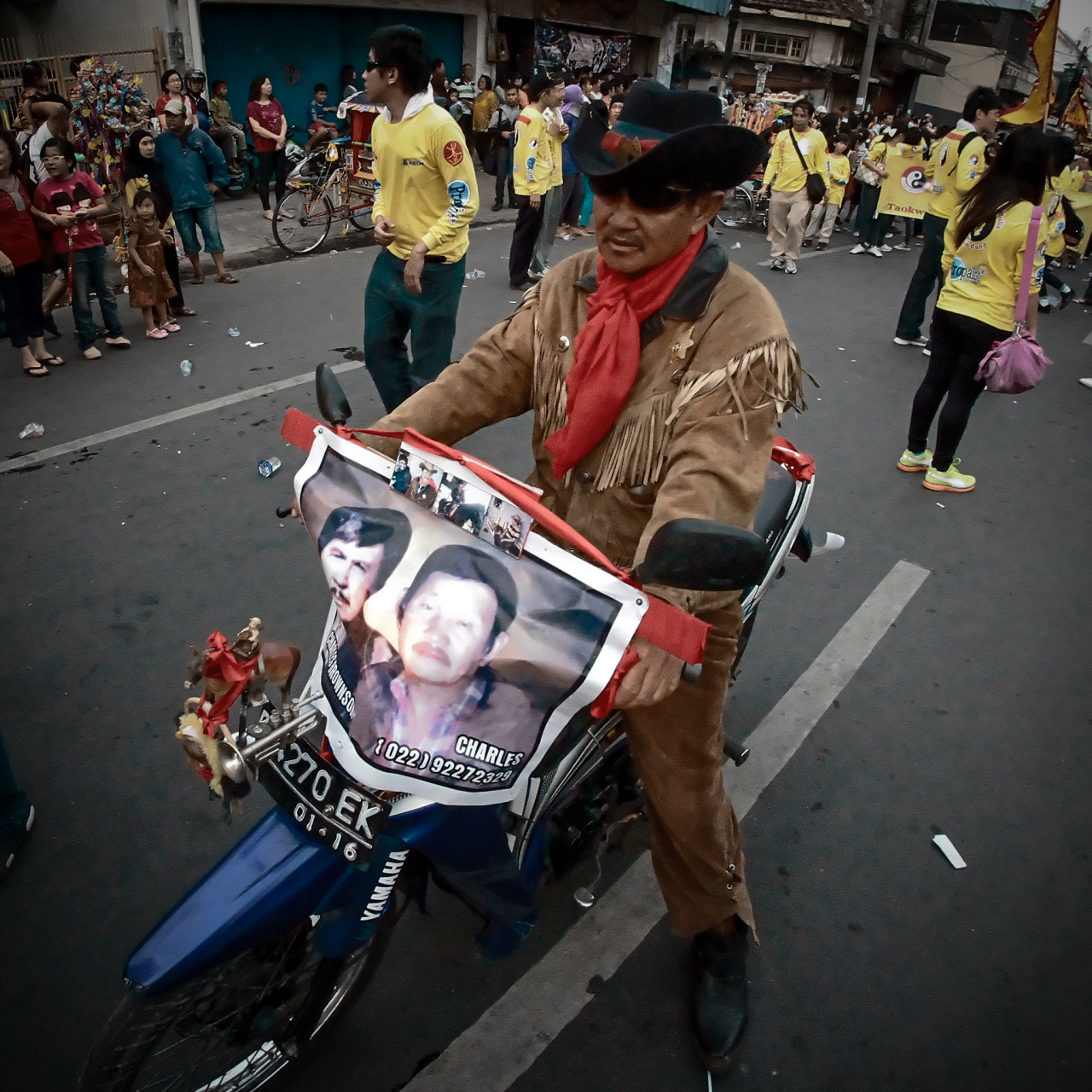 Charles Bronson at Kirab Budaya Cap Go Meh, 2013, Bandung, Indonesia.