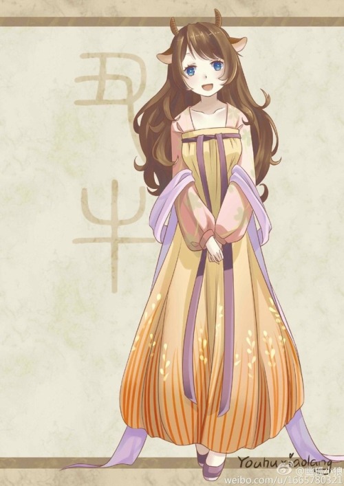 dressesofchina:Chinese Zodiacs in Hanfu by 幽狐小狼