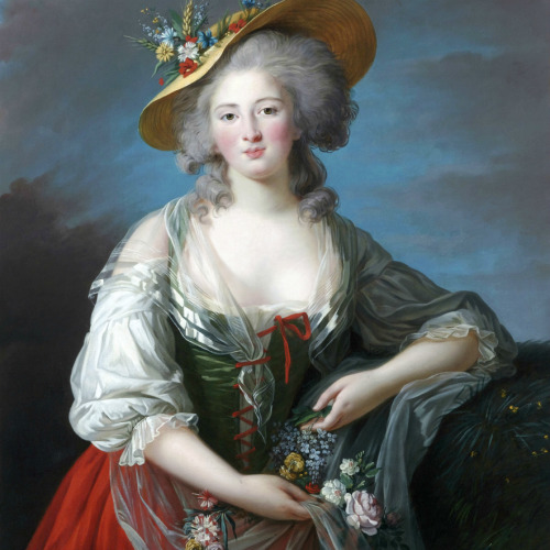 marquise-de-montespan:  The artist Elisabeth Louise Vigée Le Brun was one of the best-known and most