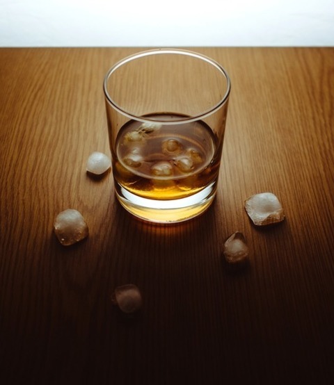 Whisky On The Rocks Cocktail