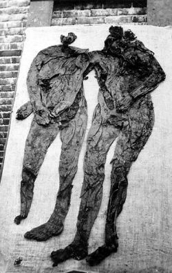 The Weerdinge men were two naked bog bodies