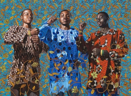 kehinde wiley, three wise men greeting entry into lagos was