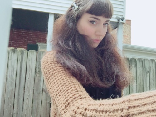 mosshospital:  mosshospital:  i did a panda bun hair tutorial thing but underestimated how much hair i have so. here we are.  shamelessly reblogging my own selfie because it was a rare cute moment