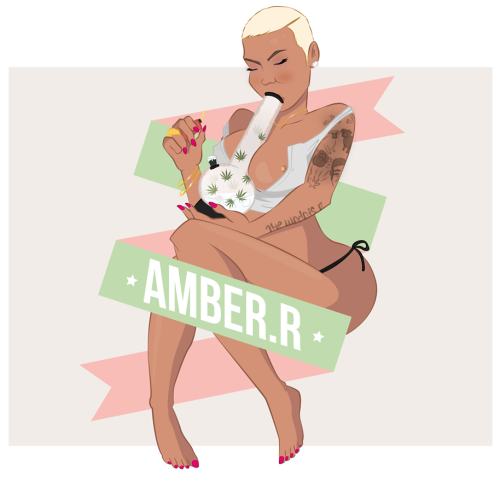 Amber Rose #cartoon  #art