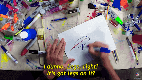Bills Rookie Qb, Picassojosh Allen, Attempts To Draw His Teams Logo