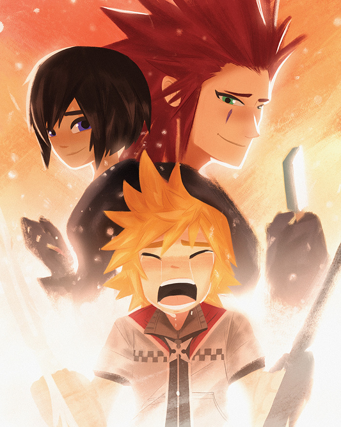 krys-arts:  - KINGDOM HEARTS 358/2 DAYS -“Roxas, don’t be sad.An upcoming print