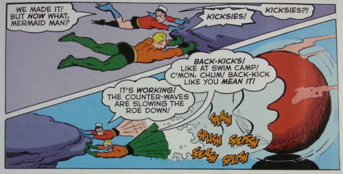 KICKSIES!From the Mermaid Man story in the Free Comic Book Day issue of Spongebob Freestyle Funnies 