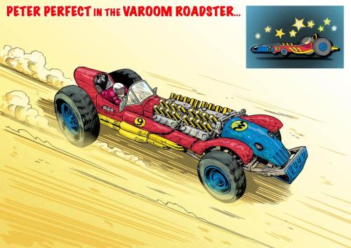 aircrag5:  Wacky Races redesigned Fury Road style by Mark Sexton