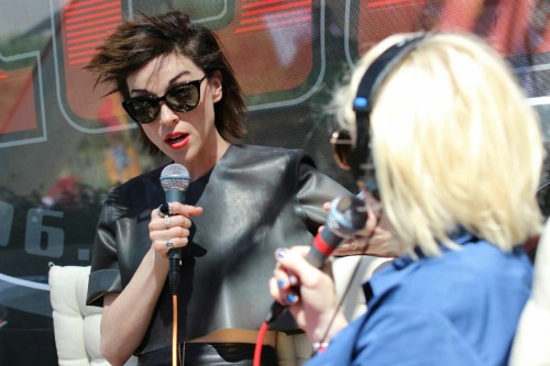 ifuckinglovestvincent:  St. Vincent @ KROQ Coachella House 12 April 2015