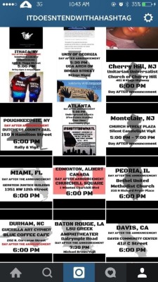 black-culture:  A portion of the planned events. A portion. There’s many many more in every state.  They shut Baltimore down tonight! At least three different protests, all peaceful, were blocking the entire downtown area. People stuck in traffic were
