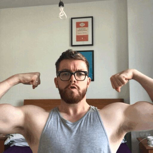chrisjonesgeek:  Flex friday progress I guess? The gif is from a Live picture 😂 Derp.