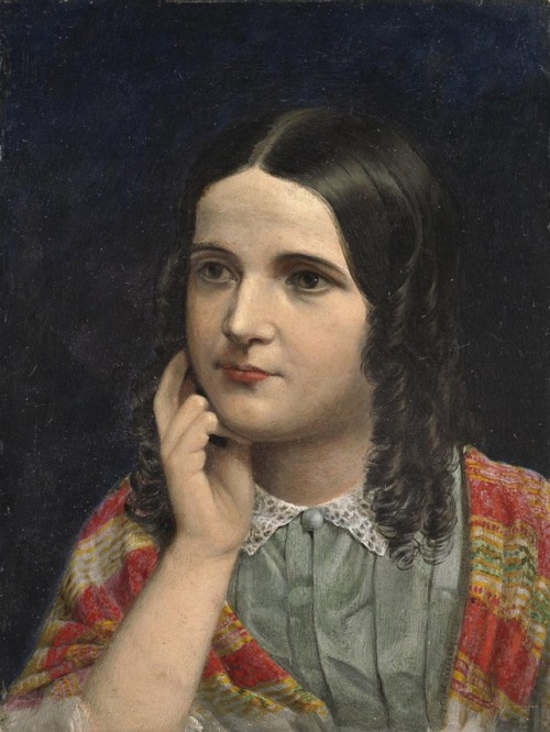 Portrait of Rosa Brett (the Artist’s Sister) by John Brett, 1855