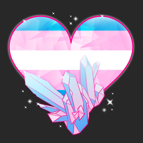 kirstendoodles: In solidarity, I made some Pride crystals. I tried to cover some of the major ones I