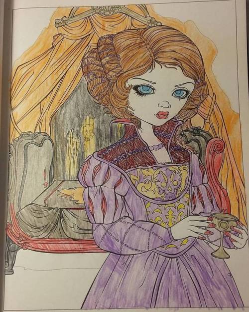 Another page from my #halloweencoloringbook by #jasminebecketgriffith that I forgot to post a bit ba