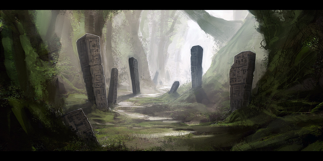 normaliteabreak:  Forest Graveyard by ~mrNepa 