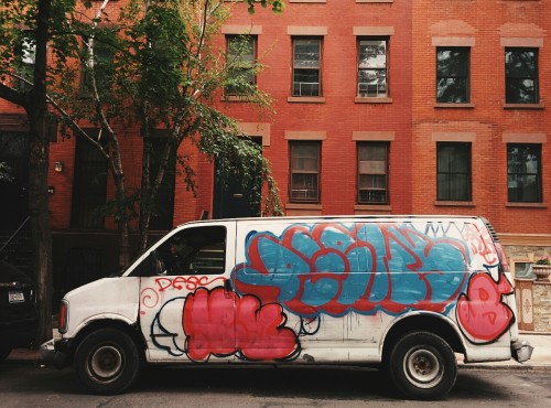 Graffiti Vans, NYC, Nexus 5, VSCO Cam