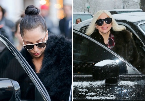 littlehookerofgaga:  aesthetic:Lady Gaga getting into cars 
