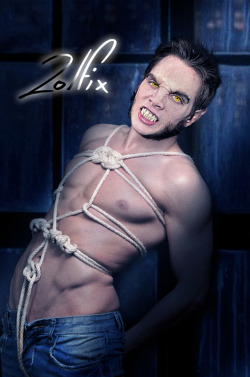 zolfix:                                       Dylan Sprayberry - Tied up BetaOur Beta Lone Wolf gets tied up in ropes as the full Moon approaches! Imagine all the things you’d do to him, careful though, he bites! ;) 