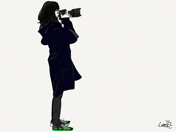 hwanleemadewithpaper:  Shooting Camera!  (moving image)