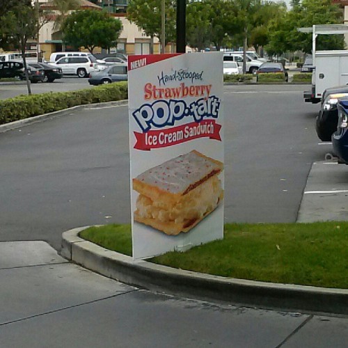 jaded-bitter-joy-crusher: What. #poptart #icecreamsandwich #carlsjr #butwhy i&rsquo;ve been shak