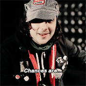 spaceboyfrnk: 3-in-1 with Frank Iero  1. If you could go back in time 10 years ago,
