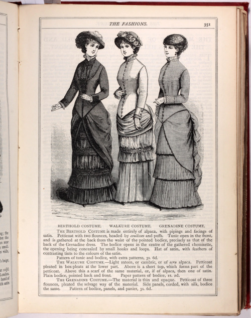 The Ladies Treasury A Household Magazine of Literature Education and Fashion1882 - with fine folding
