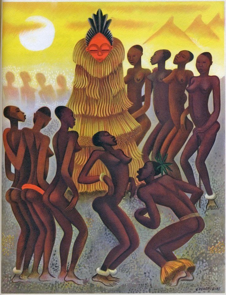 Illustration by Miguel Covarrubias, from Batouala