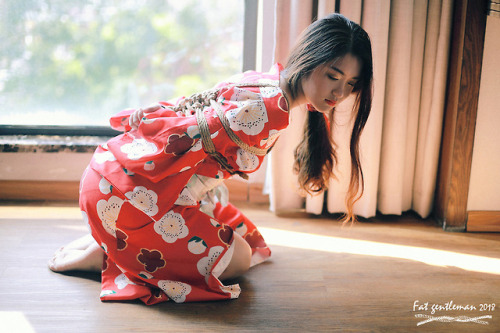 inghram: 终于拍了次和服浴衣捆绑