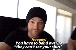 veryamooseing:  J2 outtakes: Old Man Ackles in How Do I Internet?! x x