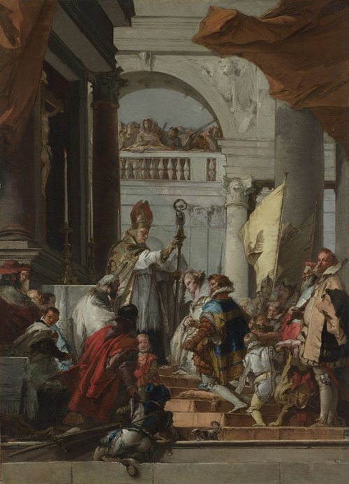 The Marriage of Frederick Barbarossa, by Giandomenico Tiepolo, National Gallery, London.