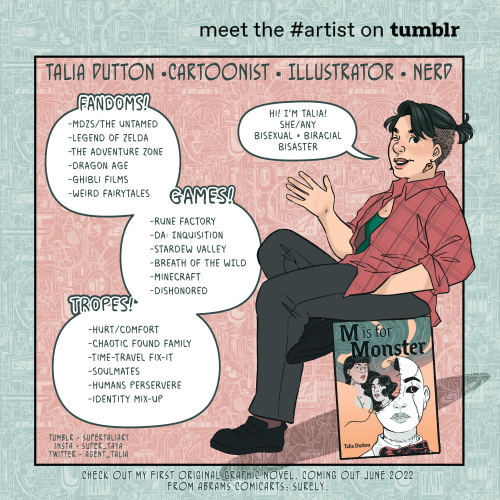 Meet the Artist: @supertaliart​Hello! My name is Talia Dutton, and I’m a queer, biracial, Chinese Am