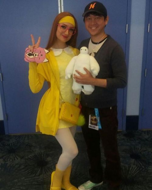 Full shot of @ariel_amora and I as Honey Lemon and Tadashi from Wondercon this past weekend. It was 