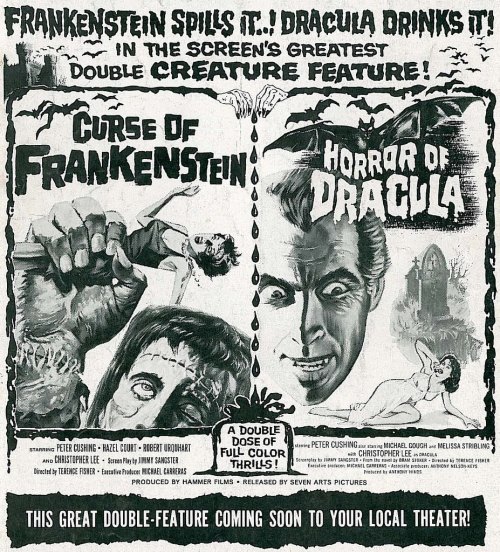 greggorysshocktheater: Hammer Horror double feature