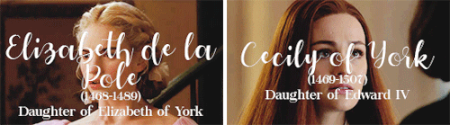 historicwomendaily:the granddaughters of cecily neville, duchess of yorkrequested by anonymous