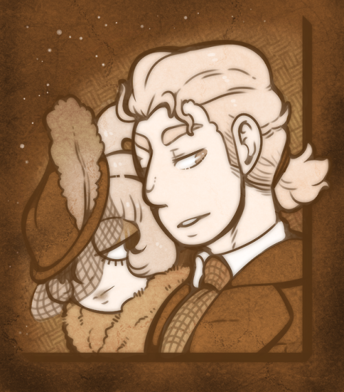 Fun ‘lil 30′s doodle of Franny and Leif! My commissions are open! – Support my erotica Patreon!