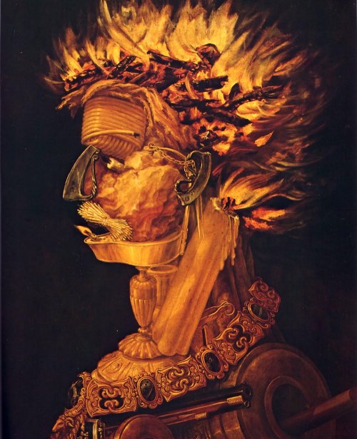 Giuseppe Arcimboldo, Fire, 1566, from our article “Quests for Fire.”