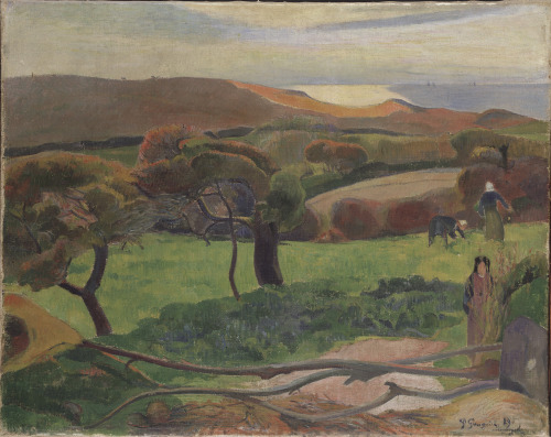 Paul Gauguin (French; 1848–1903)Landscape from Bretagne1889Oil on canvas Nationalmuseum, Stockholm, 