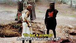 samwiseg:My Favorite Movies (in no particular order) - Monty Python and the Holy Grail“On second tho