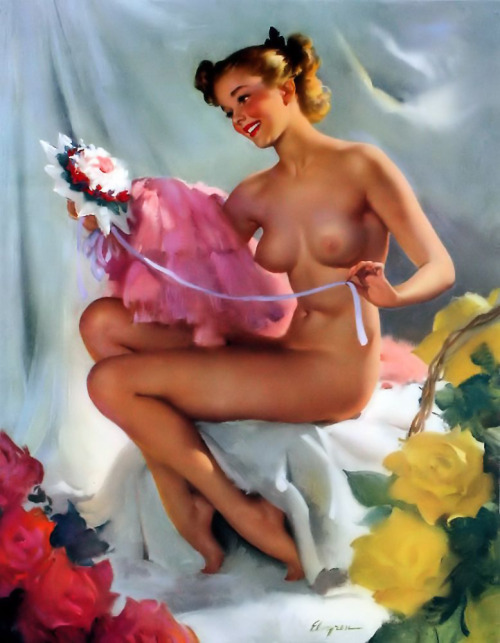 lovethepinups:  Gil Elvgren - “Modern Venus” 1949 