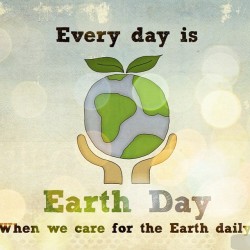 aljor14:  #earthday is every day! Not just today. Get it together people.