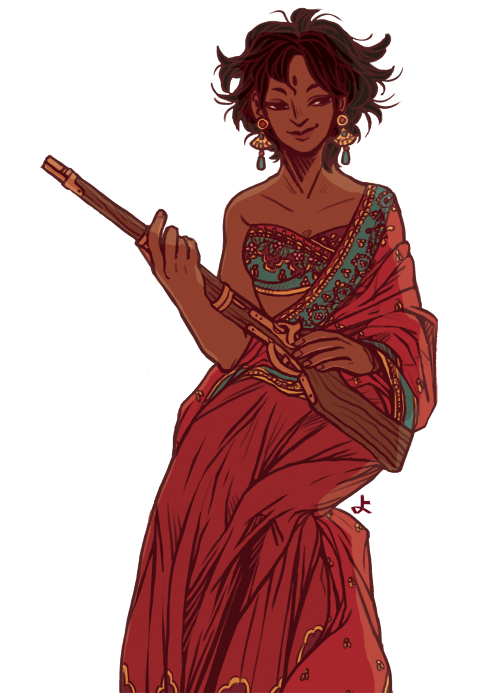 Another OC. This is Samir. Again, sort of an older character of mine (from several years ago), she w