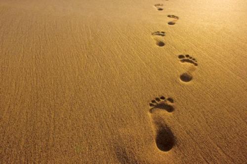 Footprints &ldquo;&hellip; but Jesus, I noticed that when I was going through difficulties in life I