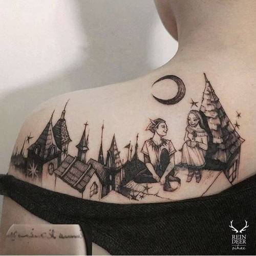 tattoofilter:By Zihae, done at Reindeer Tattoo Studio, Seoul. http://ttoo.co/p/22344