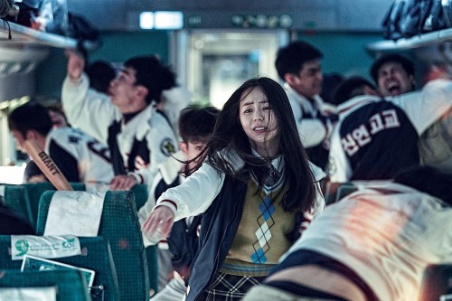 skawngur:  Train to Busan(  부산행) 2016A disastrous virus hits South Korea. Passengers on a KTX train from Seoul to Busan struggle to survive. 