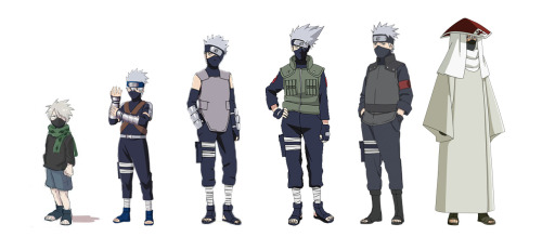 ded-suck:Team 7 evolution, my babies are all grown up – !! :(