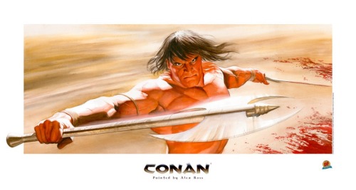 metalabada: swordandsorcerytales: Conan by Alex Ross. (via TumbleOn)