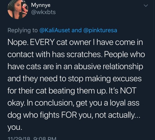 CALLOUT POST ON TWITTER